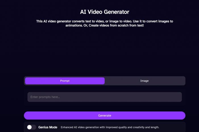 deep ai video generator
